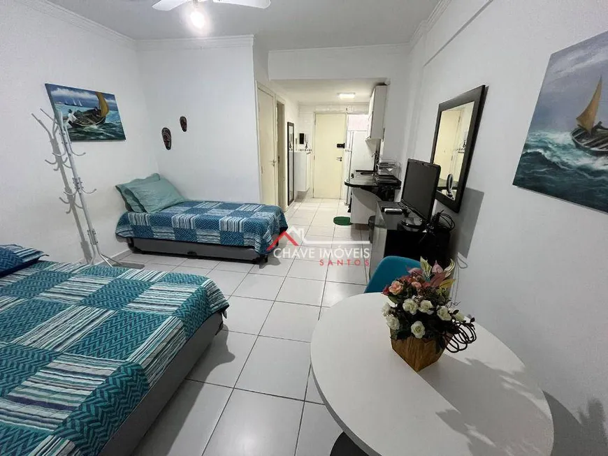 Foto 1 de Apartamento com 1 Quarto à venda, 34m² em Gonzaga, Santos