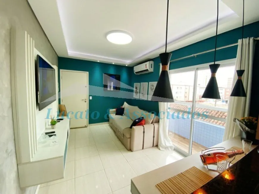 Foto 1 de Apartamento com 1 Quarto à venda, 51m² em Vila Guilhermina, Praia Grande