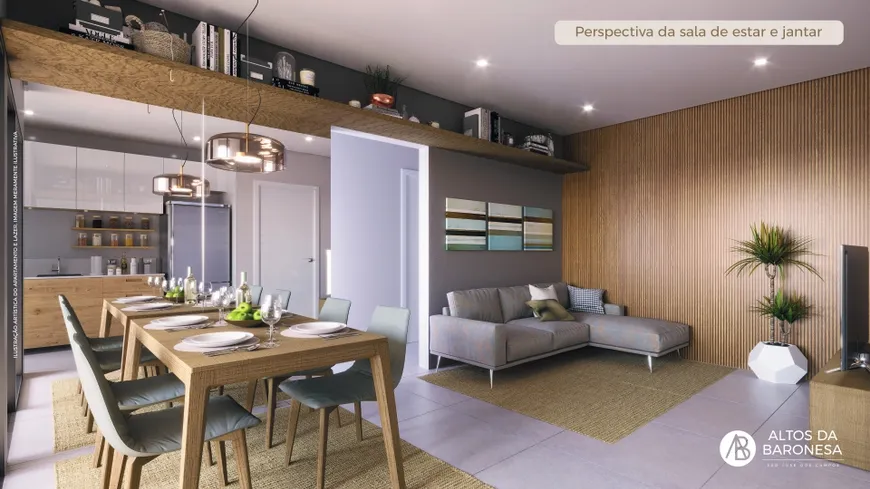 Foto 1 de Apartamento com 2 Quartos à venda, 55m² em Condominio Recanto da Baronesa, São José dos Campos