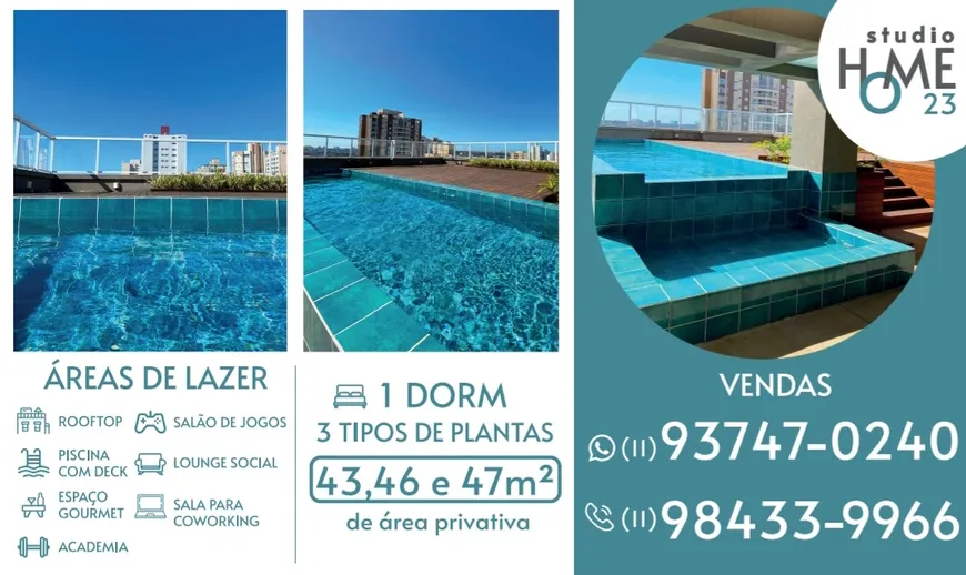 Foto 1 de Apartamento com 1 Quarto à venda, 46m² em Santa Paula, São Caetano do Sul