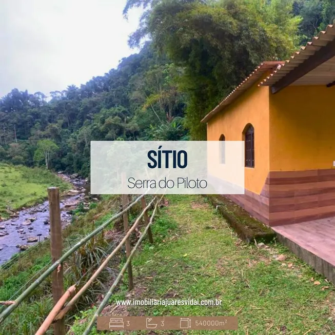 Foto 1 de Fazenda/Sítio com 3 Quartos à venda, 540000m² em Serra do Piloto, Mangaratiba