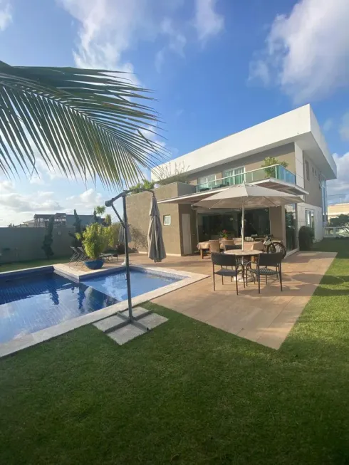 Foto 1 de Casa de Condomínio com 4 Quartos à venda, 333m² em Alphaville Abrantes, Camaçari