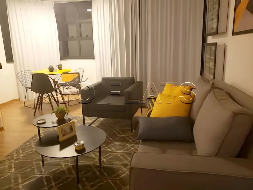 Foto 1 de Flat com 1 Quarto à venda, 49m² em Campo Belo, São Paulo