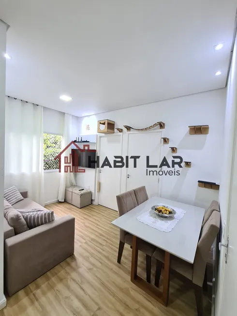 Foto 1 de Apartamento com 1 Quarto à venda, 44m² em Campanário, Diadema