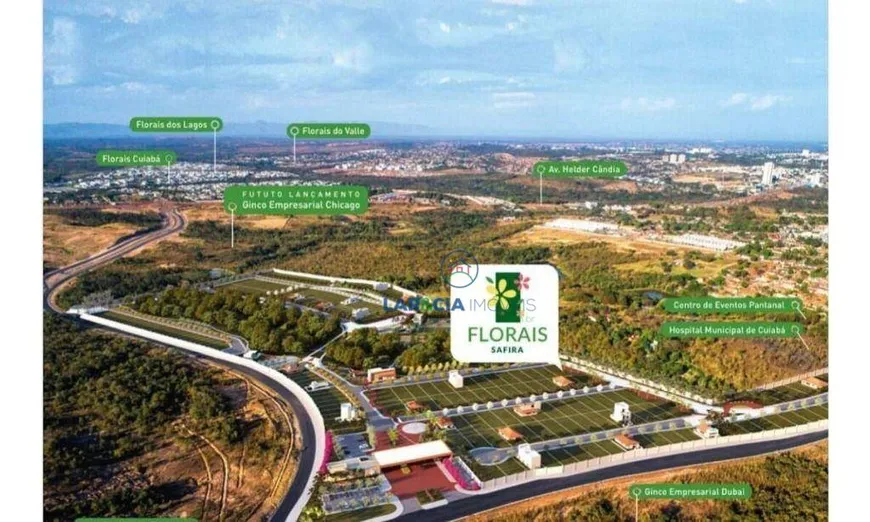 Foto 1 de Lote/Terreno à venda, 262m² em Condomínio Florais Cuiabá Residencial, Cuiabá