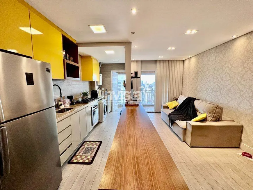 Foto 1 de Apartamento com 2 Quartos à venda, 68m² em Estuario, Santos