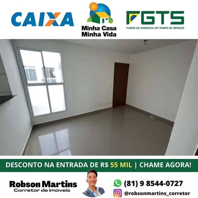 Foto 1 de Apartamento com 2 Quartos à venda, 40m² em Santo Aleixo, Jaboatão dos Guararapes