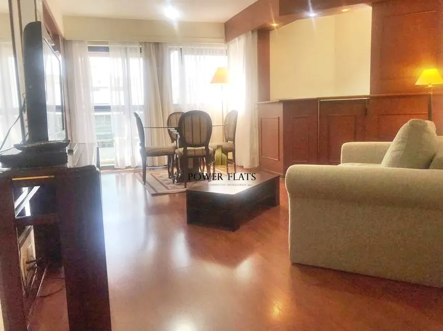 Foto 1 de Flat com 1 Quarto para alugar, 40m² em Jardim Paulista, São Paulo