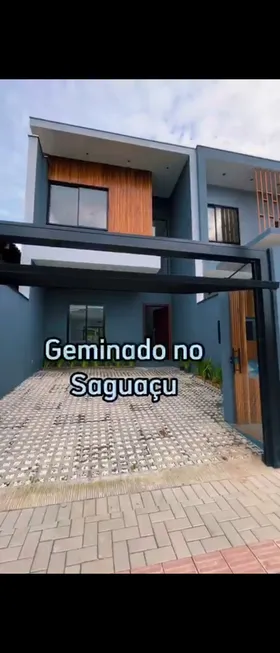 Foto 1 de Casa com 3 Quartos à venda, 129m² em Saguaçú, Joinville