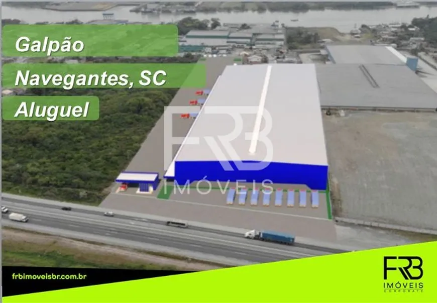 Foto 1 de Galpão/Depósito/Armazém para alugar, 15125m² em Machados, Navegantes