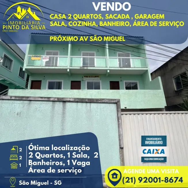 Foto 1 de Casa com 2 Quartos à venda, 70m² em Centro, São Gonçalo