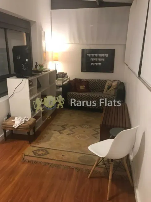 Foto 1 de Flat com 1 Quarto para alugar, 40m² em Vila Madalena, São Paulo