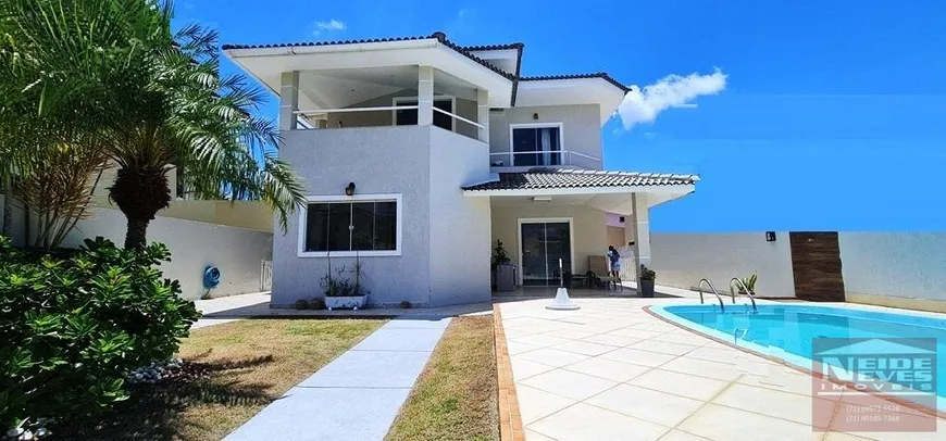 Foto 1 de Casa de Condomínio com 4 Quartos à venda, 269m² em Abrantes, Camaçari