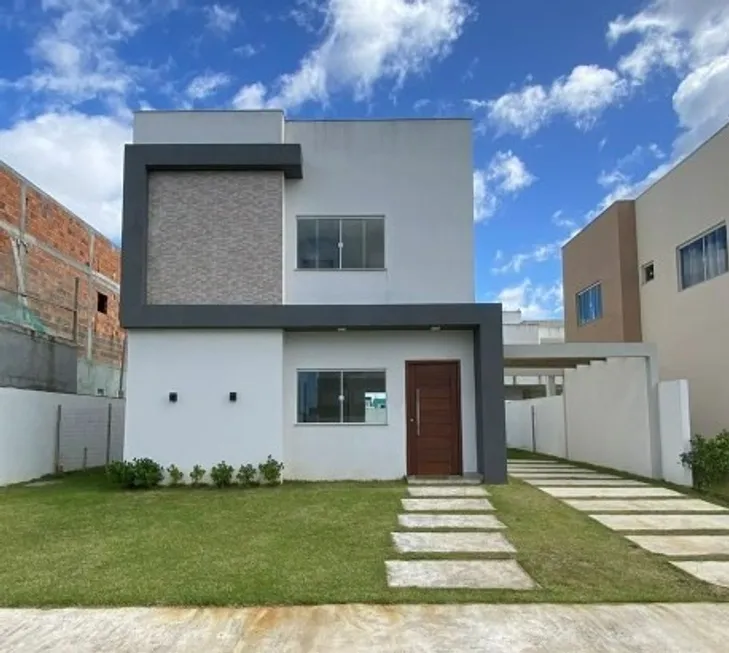 Foto 1 de Casa de Condomínio com 4 Quartos à venda, 122m² em Cascalheira, Camaçari