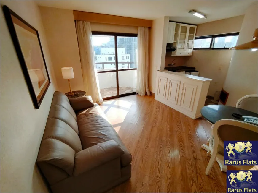 Foto 1 de Flat com 1 Quarto para alugar, 50m² em Bela Vista, São Paulo