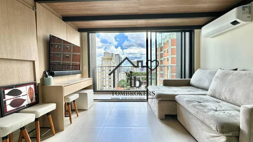 Foto 1 de Apartamento com 1 Quarto para venda ou aluguel, 53m² em Alto de Pinheiros, São Paulo