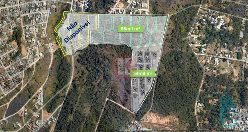 Foto 1 de Lote/Terreno à venda, 34215m² em Parque Xangri La, Contagem