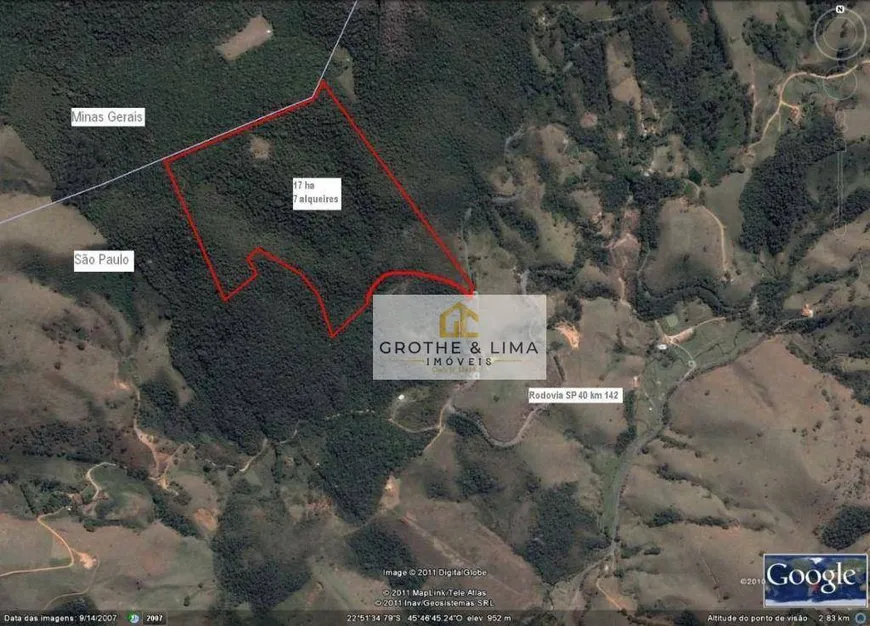 Foto 1 de Lote/Terreno à venda, 169000m² em Sao Benedito, Monteiro Lobato