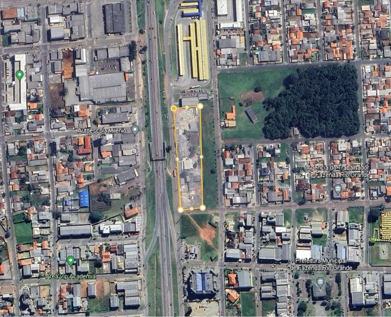 Foto 1 de Lote/Terreno à venda, 10412m² em Eucaliptos, Fazenda Rio Grande