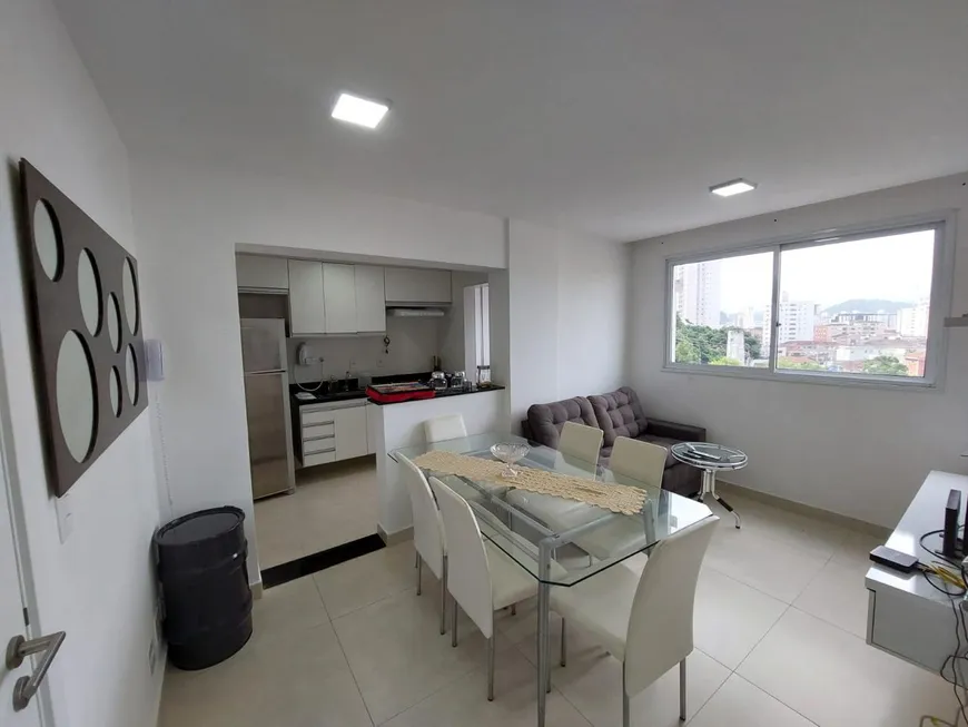 Foto 1 de Apartamento com 1 Quarto à venda, 50m² em Marapé, Santos