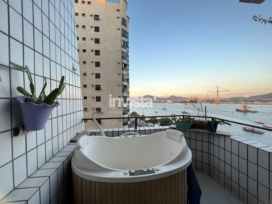 Foto 1 de Apartamento com 2 Quartos à venda, 84m² em Ponta da Praia, Santos