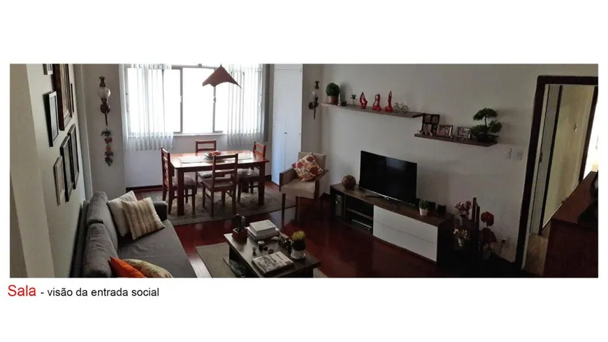 Foto 1 de Apartamento com 3 Quartos à venda, 96m² em Laranjeiras, Rio de Janeiro
