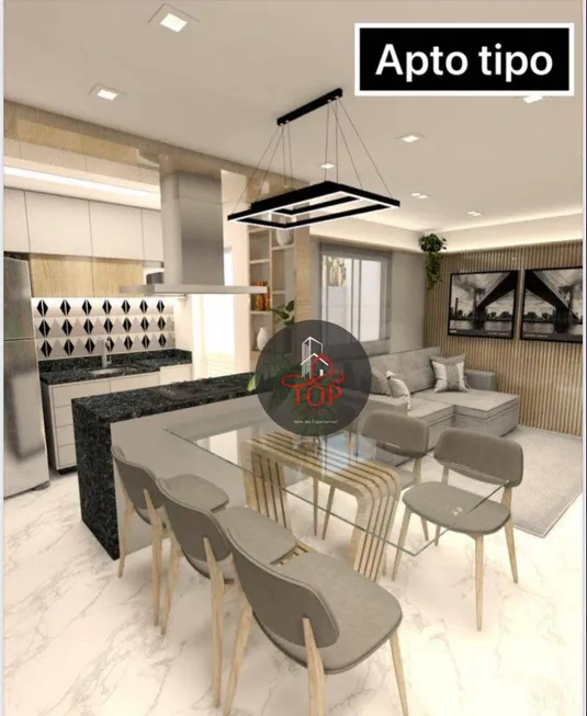 Foto 1 de Apartamento com 3 Quartos à venda, 69m² em Vila Pires, Santo André