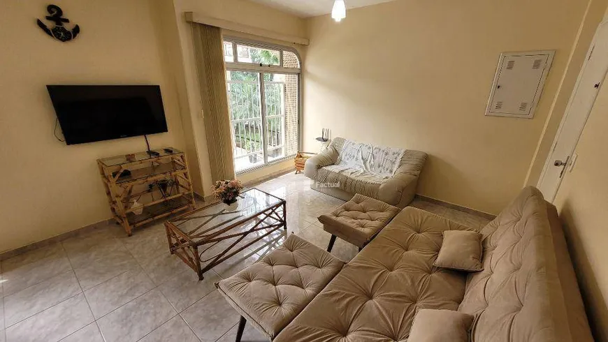 Foto 1 de Apartamento com 2 Quartos para venda ou aluguel, 70m² em Jardim Três Marias, Guarujá