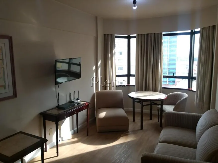 Foto 1 de Flat com 1 Quarto à venda, 45m² em Centro, Campinas