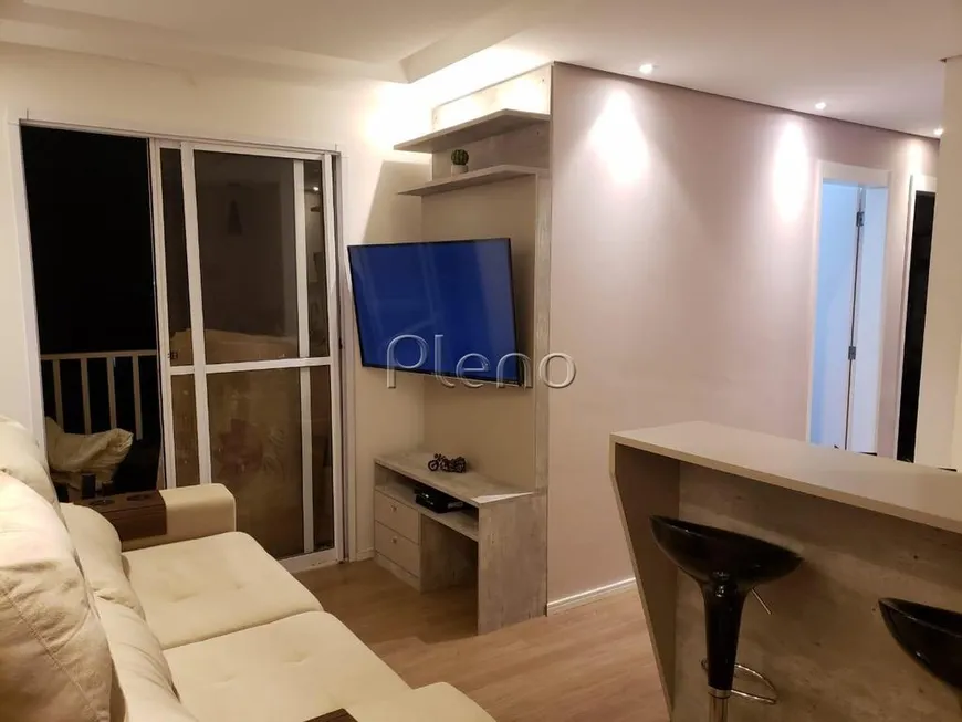 Foto 1 de Apartamento com 2 Quartos à venda, 47m² em Jardim Samambaia, Campinas