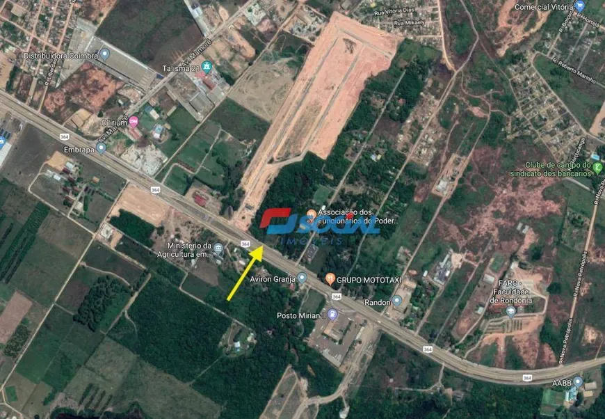 Foto 1 de Lote/Terreno à venda, 60000m² em Cidade Jardim, Porto Velho