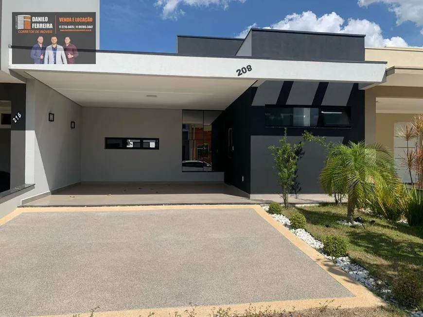 Foto 1 de Casa de Condomínio com 3 Quartos à venda, 150m² em Condominio Jardim Brescia, Indaiatuba