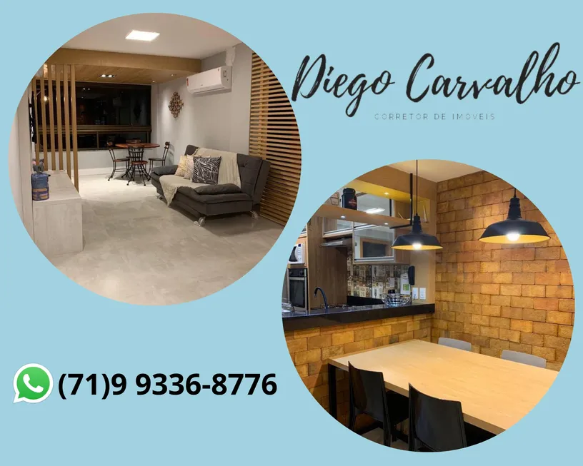 Foto 1 de Apartamento com 2 Quartos à venda, 78m² em Guarajuba Monte Gordo, Camaçari