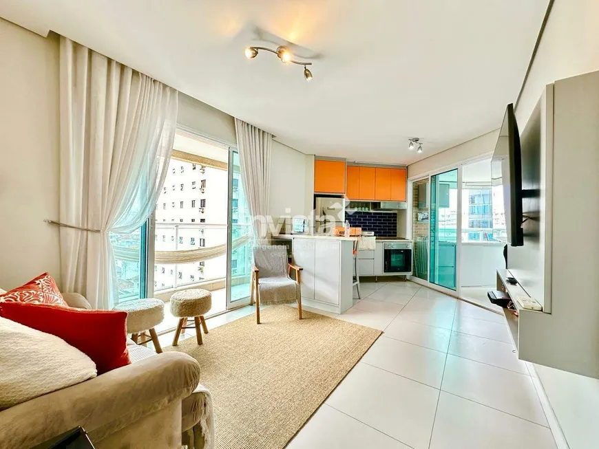 Foto 1 de Apartamento com 1 Quarto à venda, 52m² em Pompeia, Santos