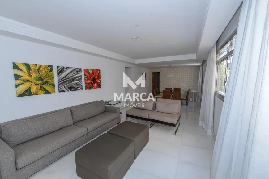 Foto 1 de Apartamento com 3 Quartos para alugar, 130m² em Santo Agostinho, Belo Horizonte