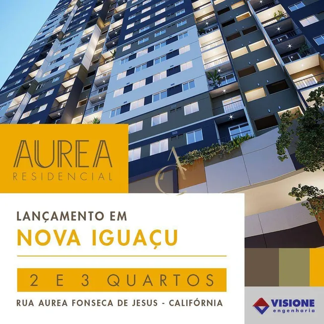Foto 1 de Apartamento com 3 Quartos à venda, 50m² em Califórnia, Nova Iguaçu