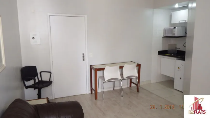 Foto 1 de Flat com 1 Quarto para alugar, 33m² em Jardim Paulista, São Paulo