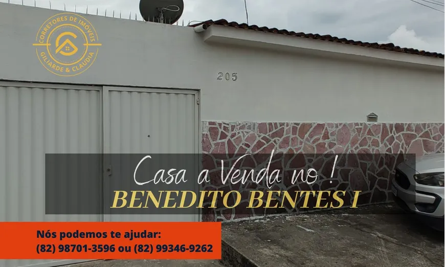 Foto 1 de Casa com 3 Quartos à venda, 250m² em Benedito Bentes, Maceió