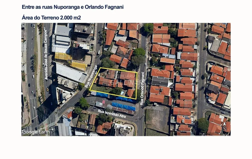 Foto 1 de Lote/Terreno à venda, 2000m² em Jardim Planalto, Campinas