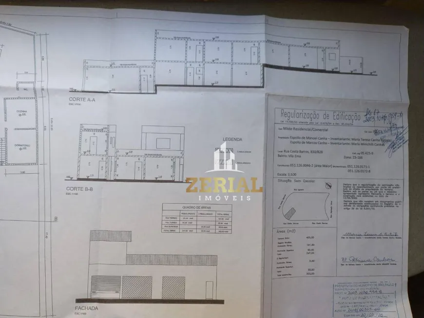 Foto 1 de Lote/Terreno à venda, 400m² em Vila Alpina, São Paulo