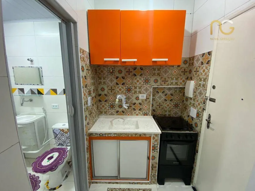 Foto 1 de Kitnet com 1 Quarto à venda, 23m² em Cidade Ocian, Praia Grande