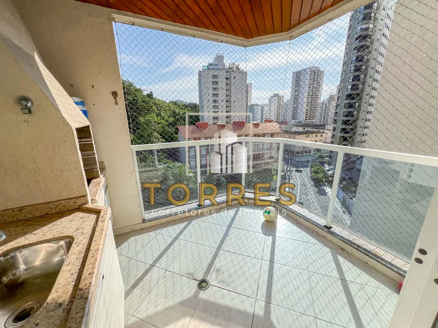 Foto 1 de Apartamento com 3 Quartos para alugar, 90m² em Jardim Astúrias, Guarujá