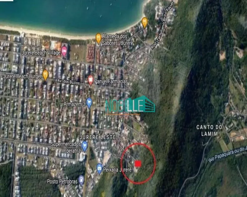 Foto 1 de Lote/Terreno à venda, 1086m² em Jurerê, Florianópolis