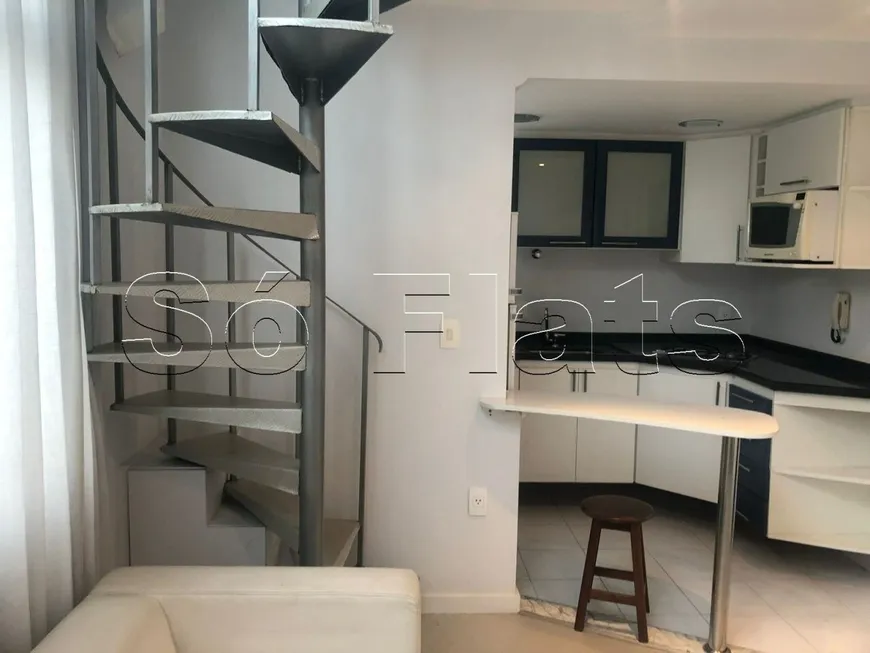 Foto 1 de Flat com 1 Quarto à venda, 40m² em Itaim Bibi, São Paulo