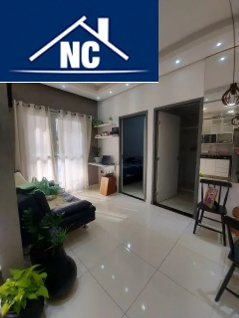 Foto 1 de Apartamento com 1 Quarto à venda, 42m² em Campanário, Diadema
