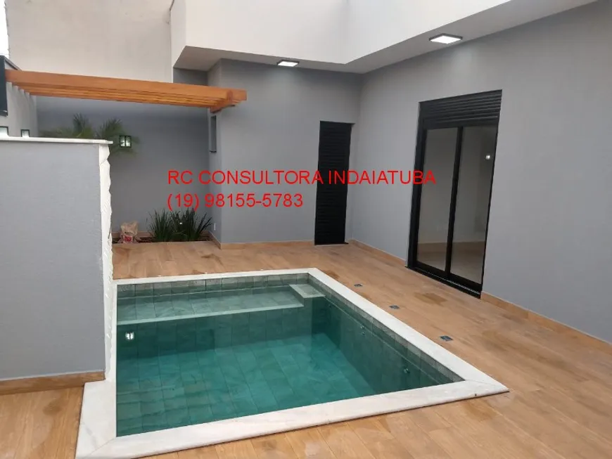 Foto 1 de Casa de Condomínio com 3 Quartos à venda, 178m² em Jardim Panorama, Indaiatuba