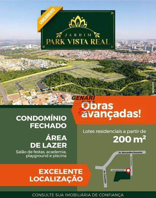 Foto 1 de Lote/Terreno à venda, 200m² em Jardim Regente, Indaiatuba