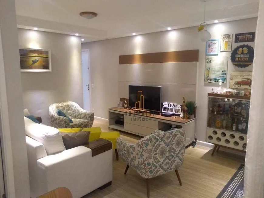 Foto 1 de Apartamento com 2 Quartos à venda, 63m² em Piraporinha, Diadema