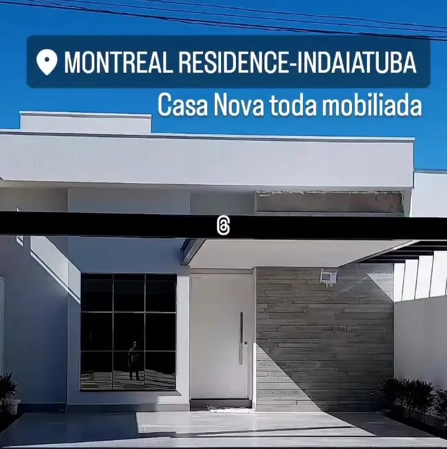 Foto 1 de Casa de Condomínio com 3 Quartos à venda, 105m² em MONTREAL RESIDENCE, Indaiatuba