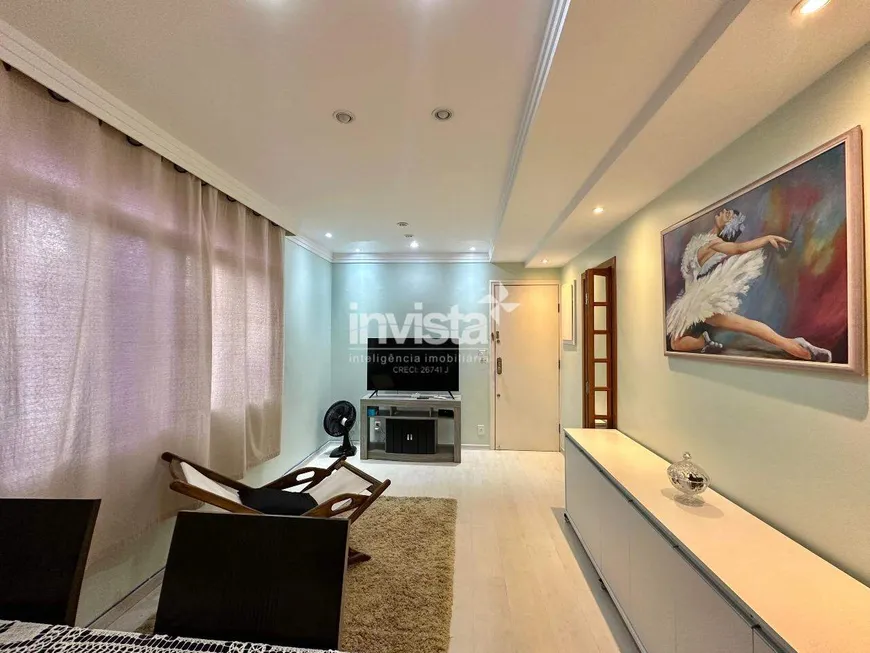 Foto 1 de Apartamento com 2 Quartos à venda, 72m² em Embaré, Santos